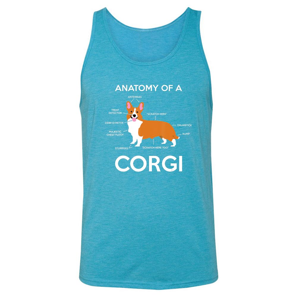 Unisex Jersey Tank - M5T5VR7N - Aqua Triblend - 3
