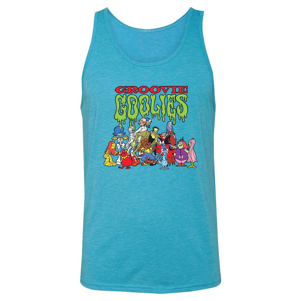 Unisex Jersey Tank - 7KP3MXAE - Aqua Triblend - 3