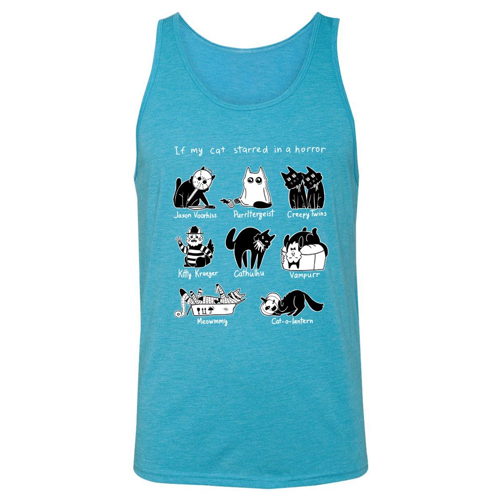 Unisex Jersey Tank - 3G3NUKSQ - Aqua Triblend - 3