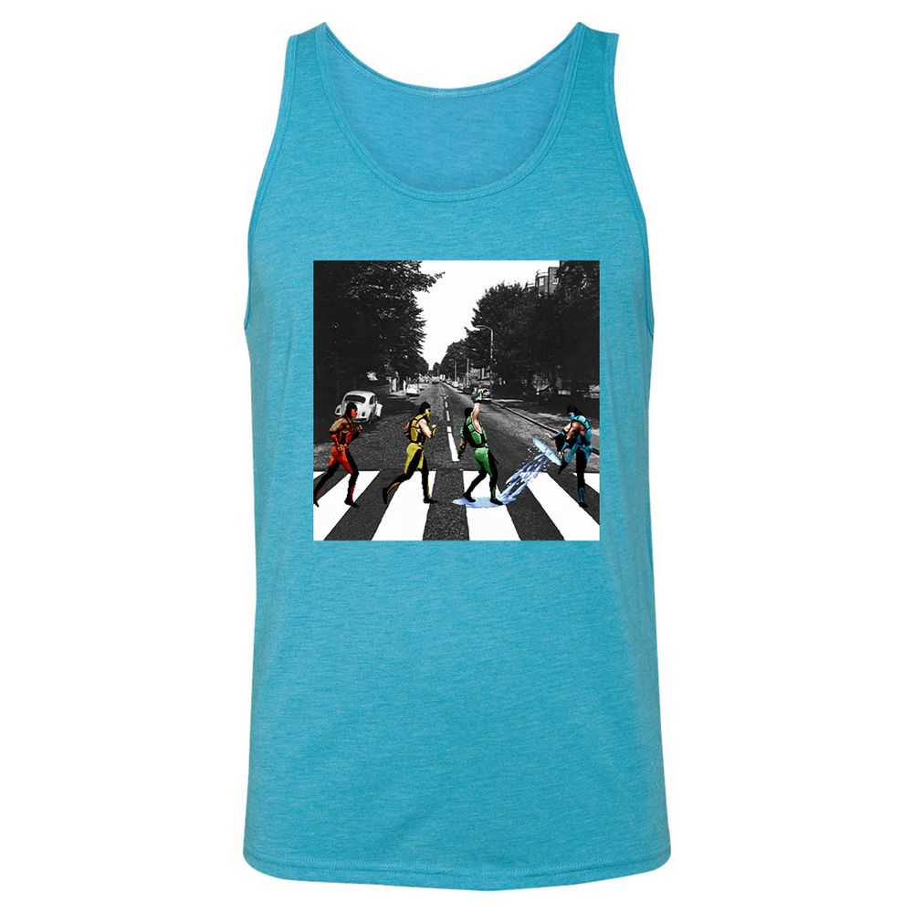 Unisex Jersey Tank - MT9HJ4ZR - Aqua Triblend - 3