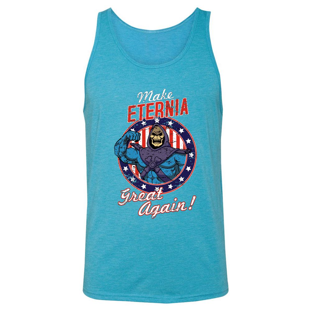 Unisex Jersey Tank - ZDGC2FJ5 - Aqua Triblend - 3