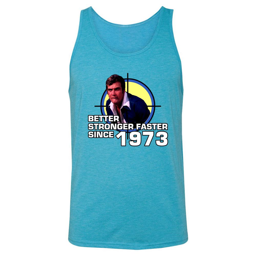 Unisex Jersey Tank - ANS7U2NN - Aqua Triblend - 3