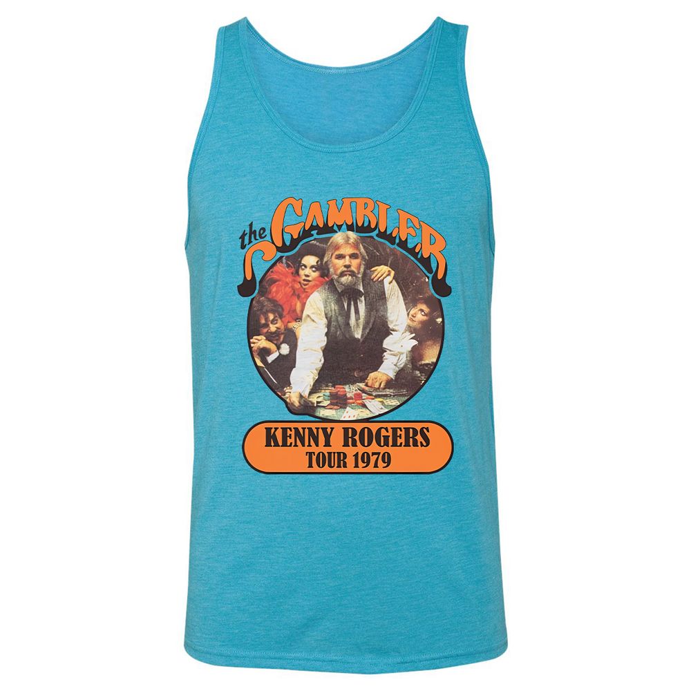 Unisex Jersey Tank - CKS67QST - Aqua Triblend - 3