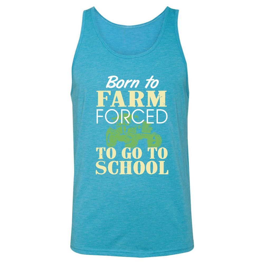 Unisex Jersey Tank - K1PFAL9L - Aqua Triblend - 3