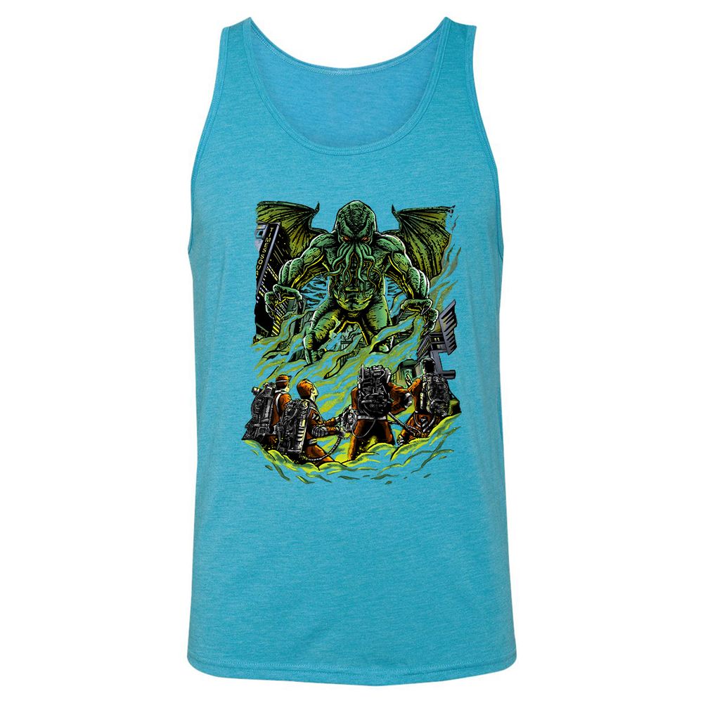 Unisex Jersey Tank - 14XWSG9Q - Aqua Triblend - 3