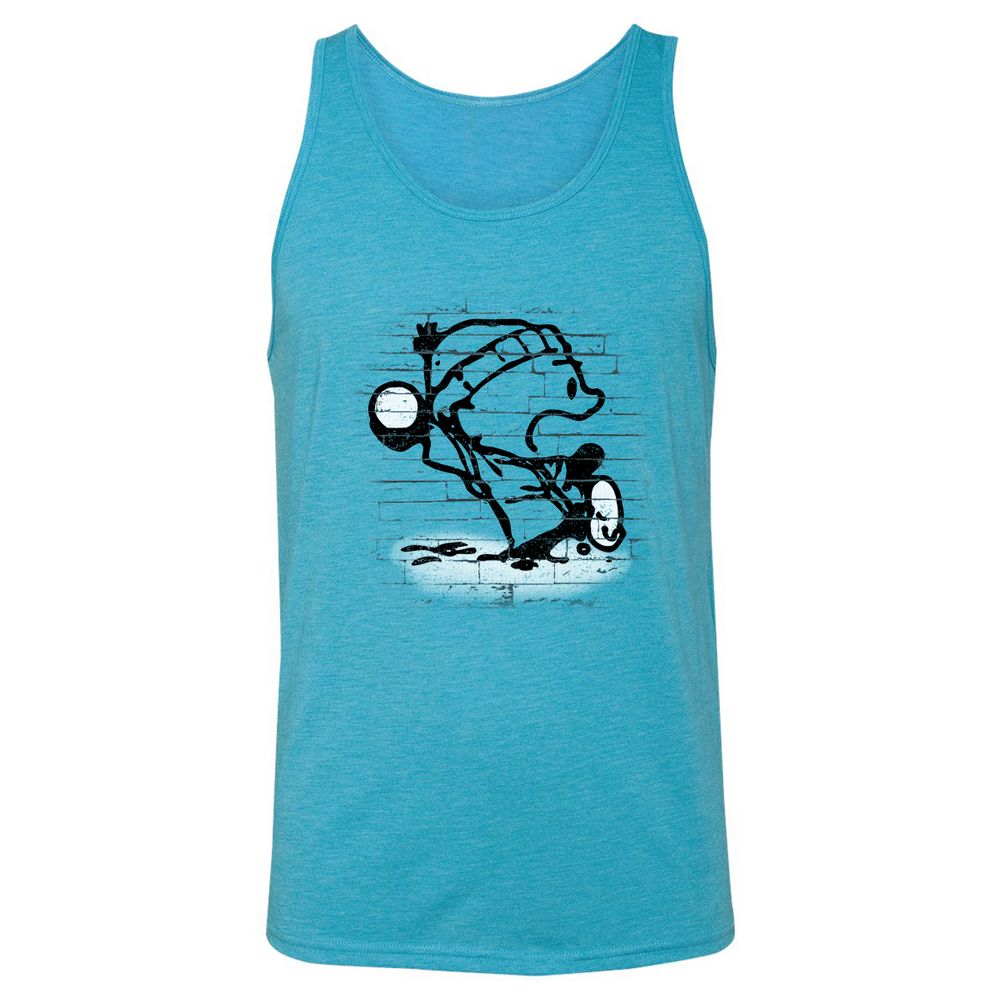 Unisex Jersey Tank - H4KDJTKC - Aqua Triblend - 3