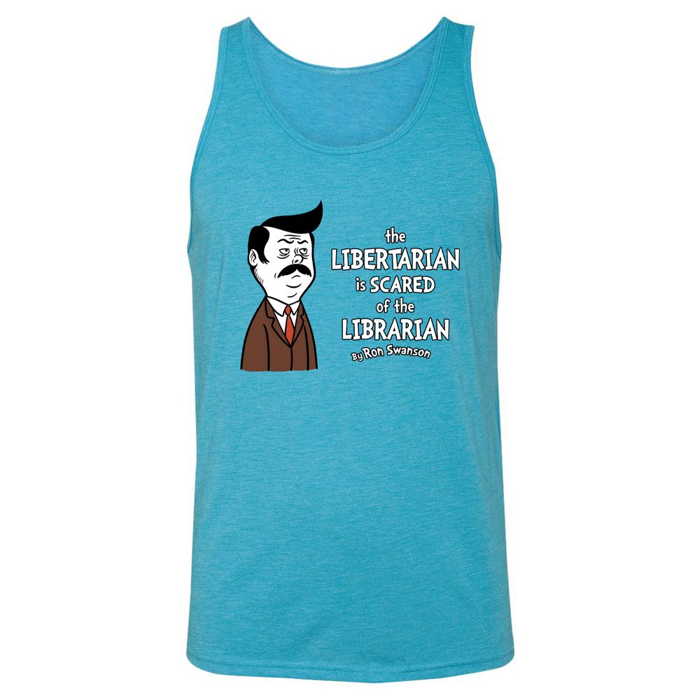 Unisex Jersey Tank - S45R4L11 - Aqua Triblend - 3