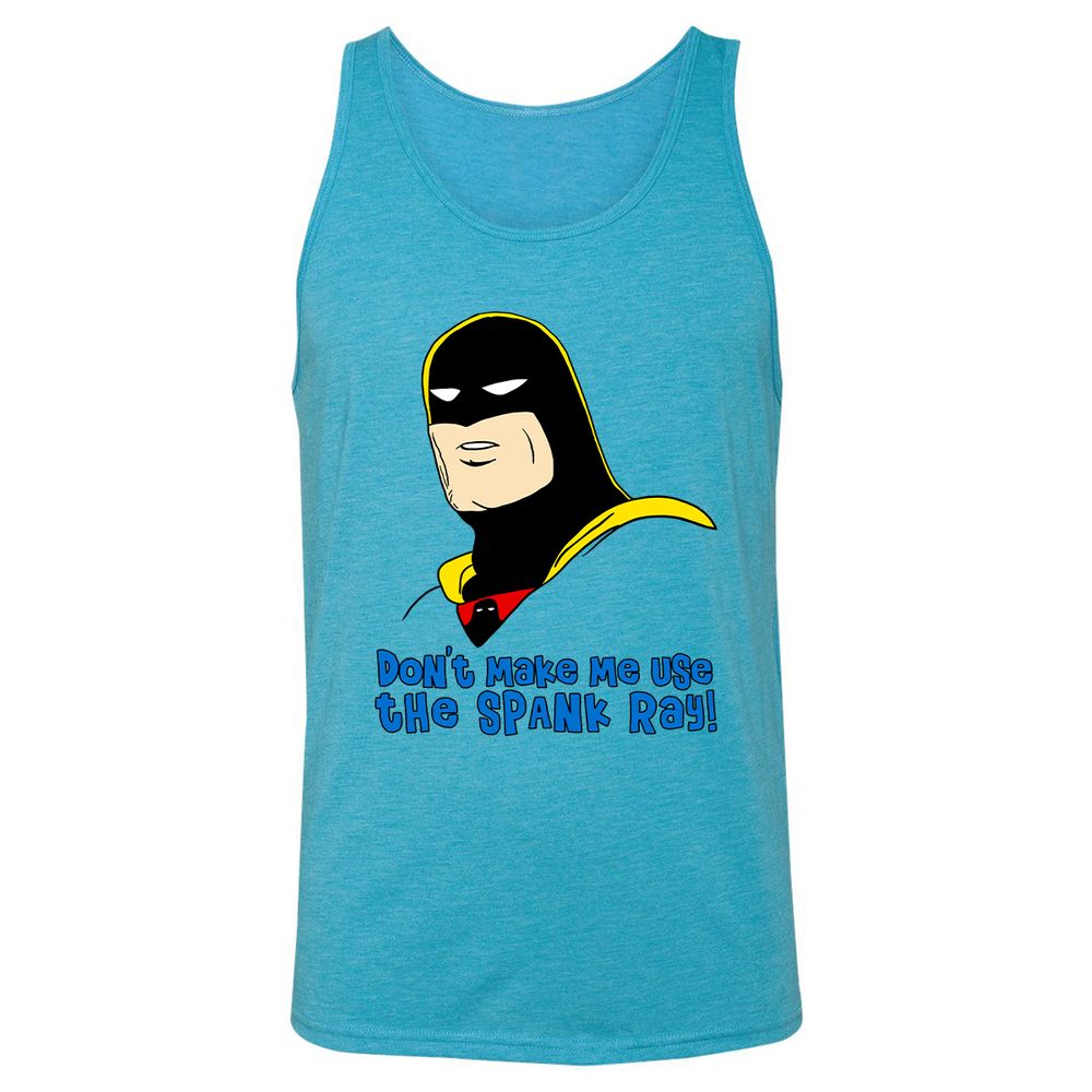 Unisex Jersey Tank - PSQKD77A - Aqua Triblend - 3
