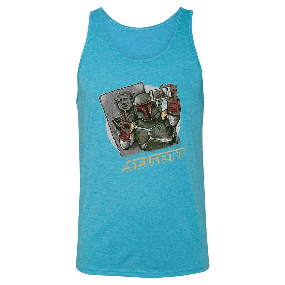 Unisex Jersey Tank - 8TTB4W48 - Aqua Triblend - 3