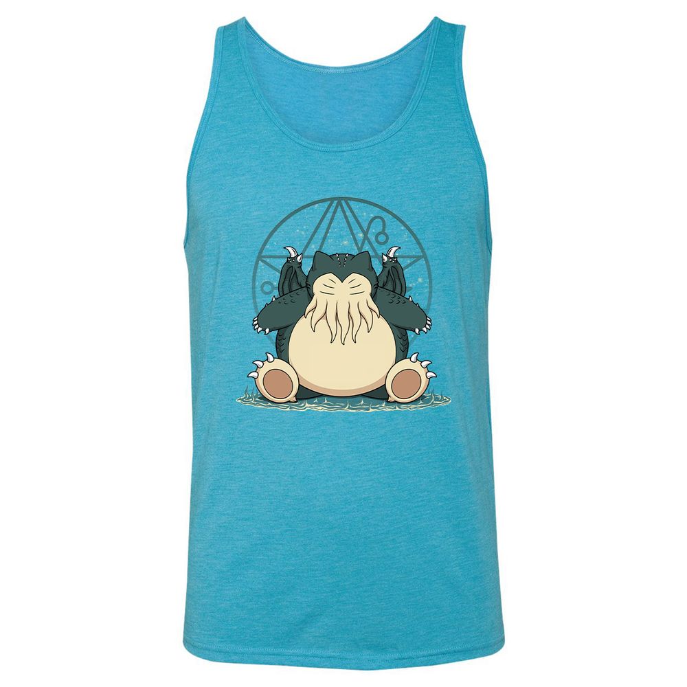 Unisex Jersey Tank - KQ4S1GCD - Aqua Triblend - 3