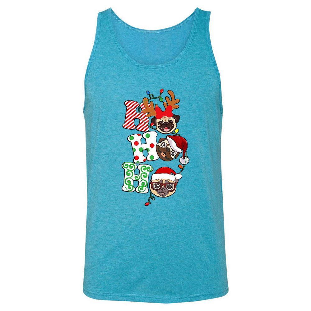 Unisex Jersey Tank - UGHUL7DA - Aqua Triblend - 3