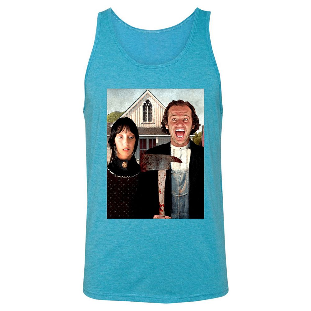 Unisex Jersey Tank - X28HWX66 - Aqua Triblend - 3