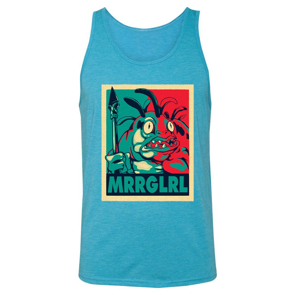 Unisex Jersey Tank - ZWTU9UT5 - Aqua Triblend - 3
