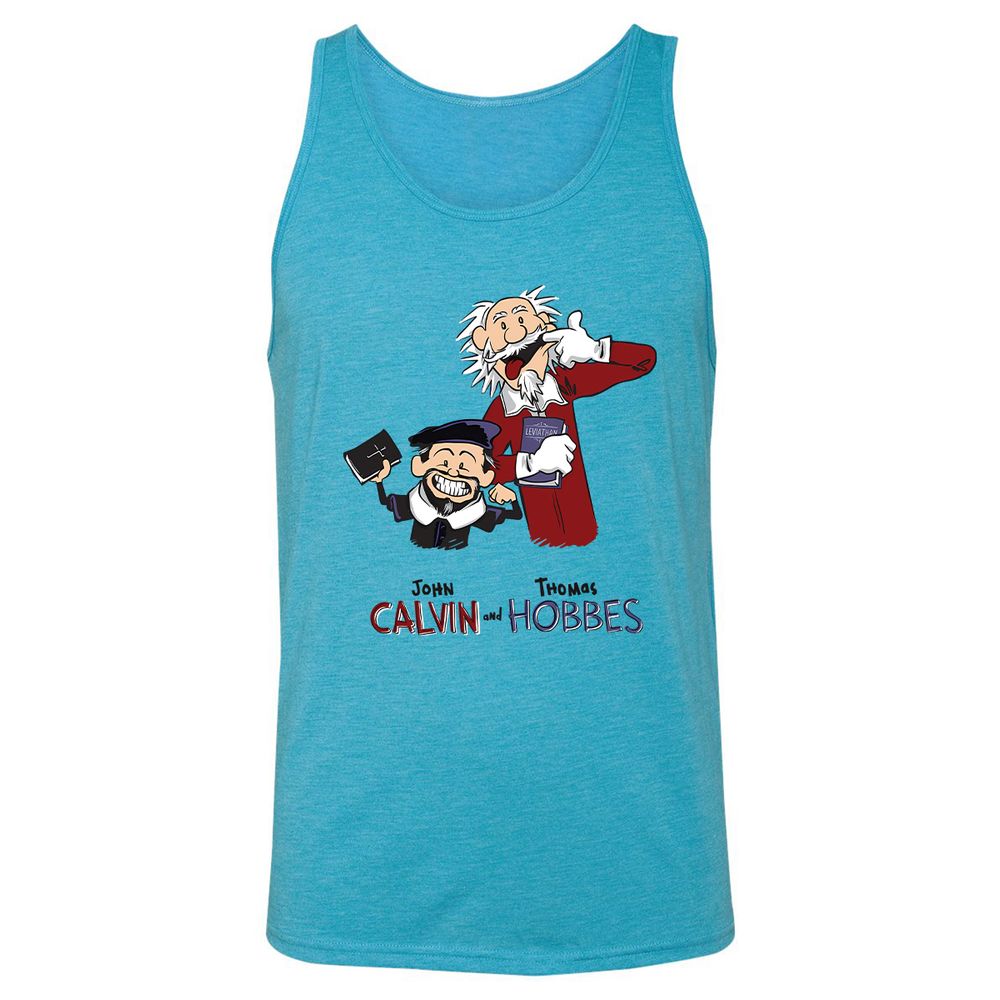 Unisex Jersey Tank - TGZH14EA - Aqua Triblend - 3