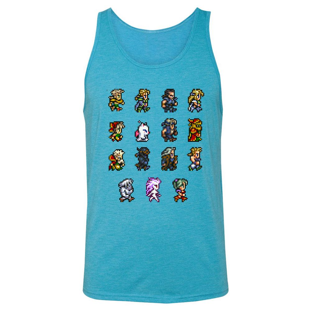 Unisex Jersey Tank - SDHARRUR - Aqua Triblend - 3