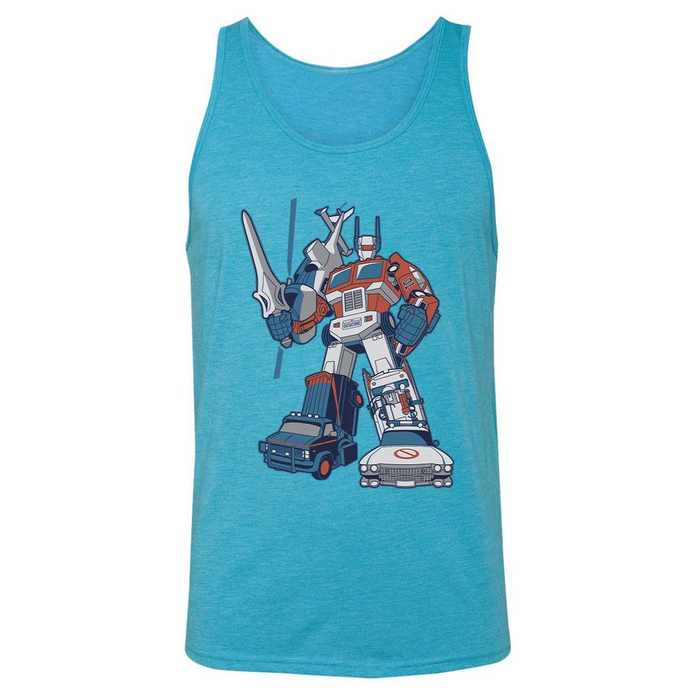 Unisex Jersey Tank - 7L2G6285 - Aqua Triblend - 3