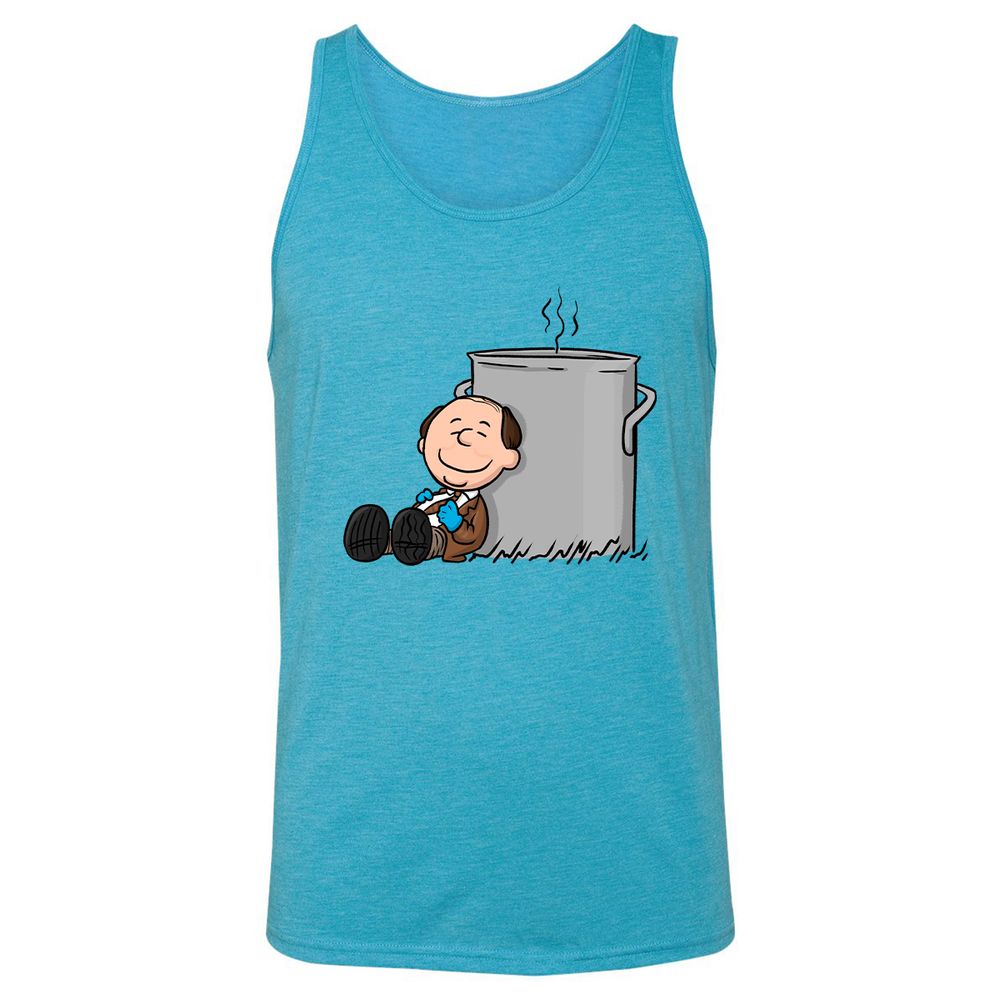 Unisex Jersey Tank - ZWP7ELLQ - Aqua Triblend - 3