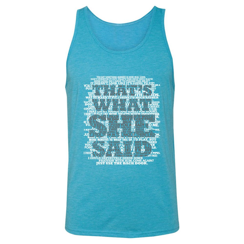 Unisex Jersey Tank - JJD6AAHP - Aqua Triblend - 3