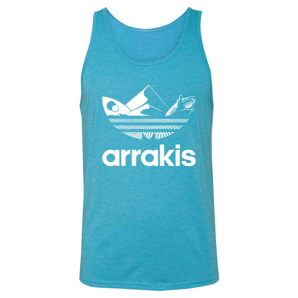Unisex Jersey Tank - N6RA2XSN - Aqua Triblend - 3