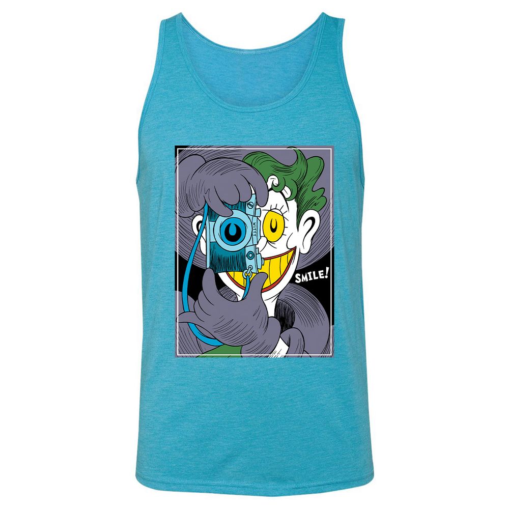 Unisex Jersey Tank - MP8QW7T1 - Aqua Triblend - 3