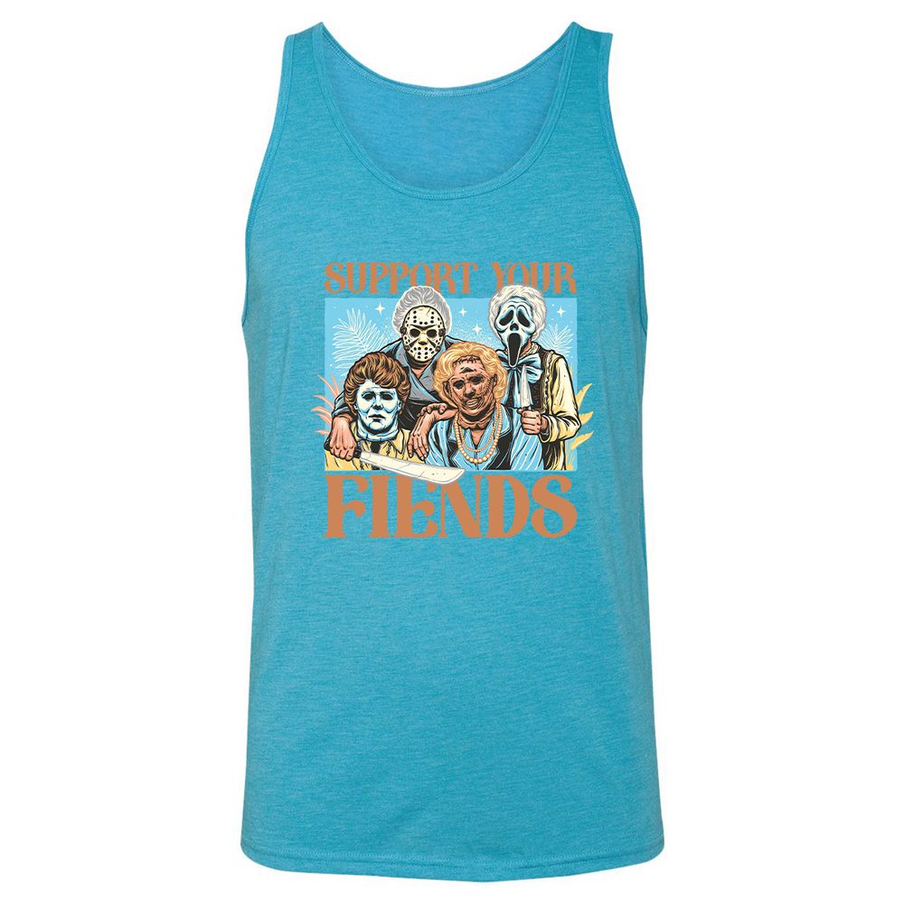 Unisex Jersey Tank - 5LT9NPC1 - Aqua Triblend - 3