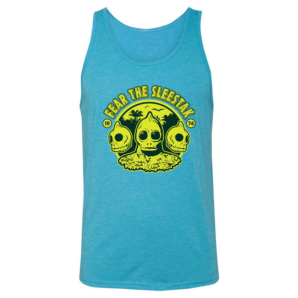 Unisex Jersey Tank - AJJVG9EW - Aqua Triblend - 3
