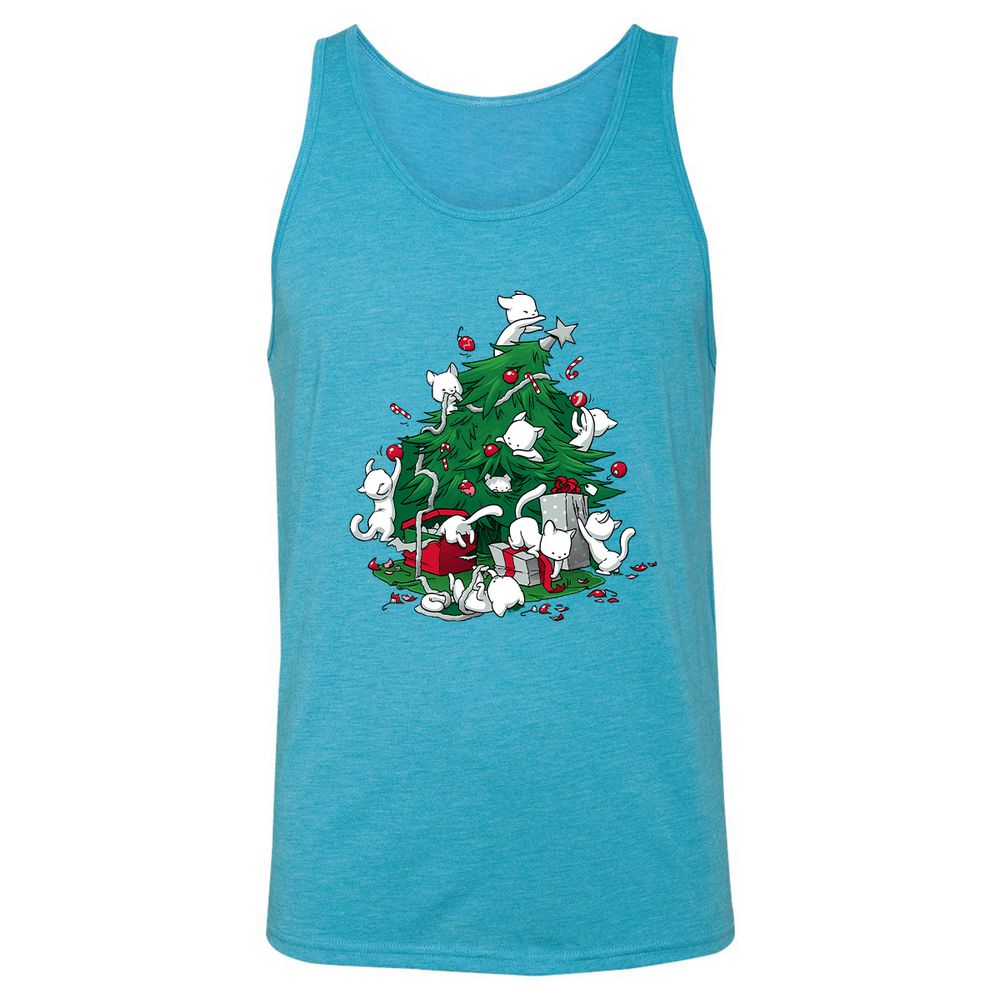 Unisex Jersey Tank - UL9NW157 - Aqua Triblend - 3