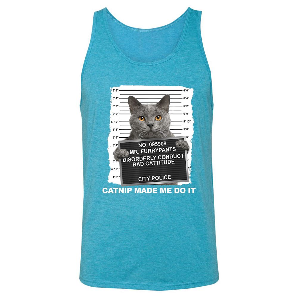 Unisex Jersey Tank - ZJB5R19E - Aqua Triblend - 3