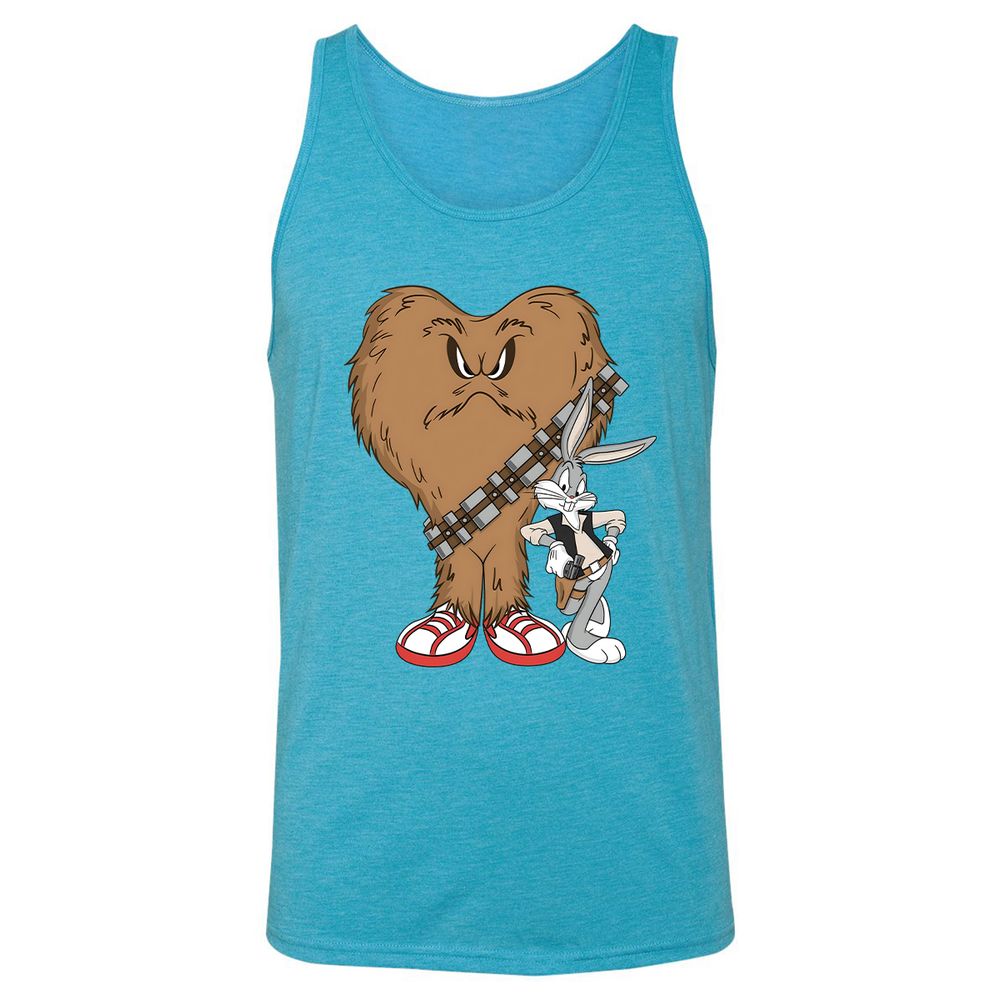 Unisex Jersey Tank - KUUWR55V - Aqua Triblend - 3