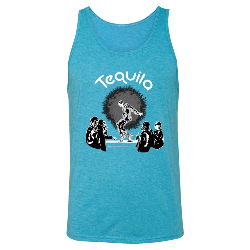 Unisex Jersey Tank - WP8XSH9F - Aqua Triblend - 3