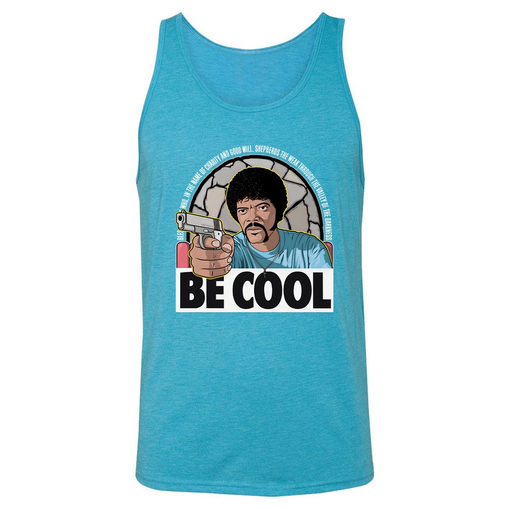 Unisex Jersey Tank - 9G5TQBJ2 - Aqua Triblend - 3