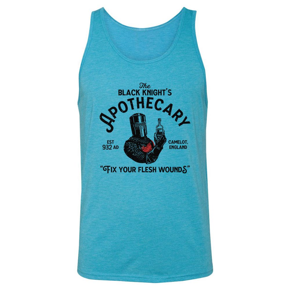 Unisex Jersey Tank - SNKB44RT - Aqua Triblend - 3