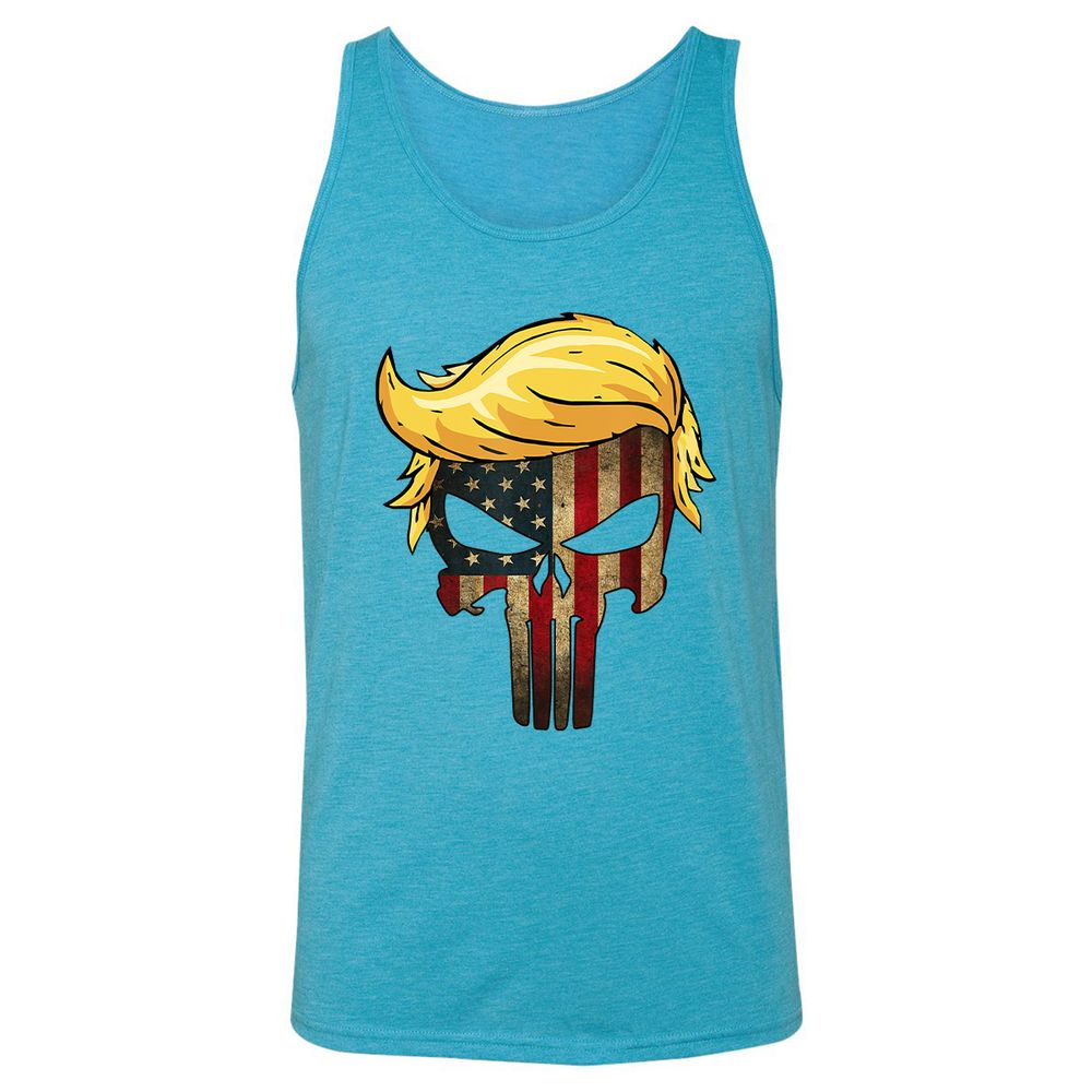 Unisex Jersey Tank - QSB3DMAV - Aqua Triblend - 3