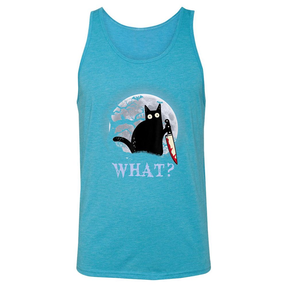 Unisex Jersey Tank - SUU94QH6 - Aqua Triblend - 3