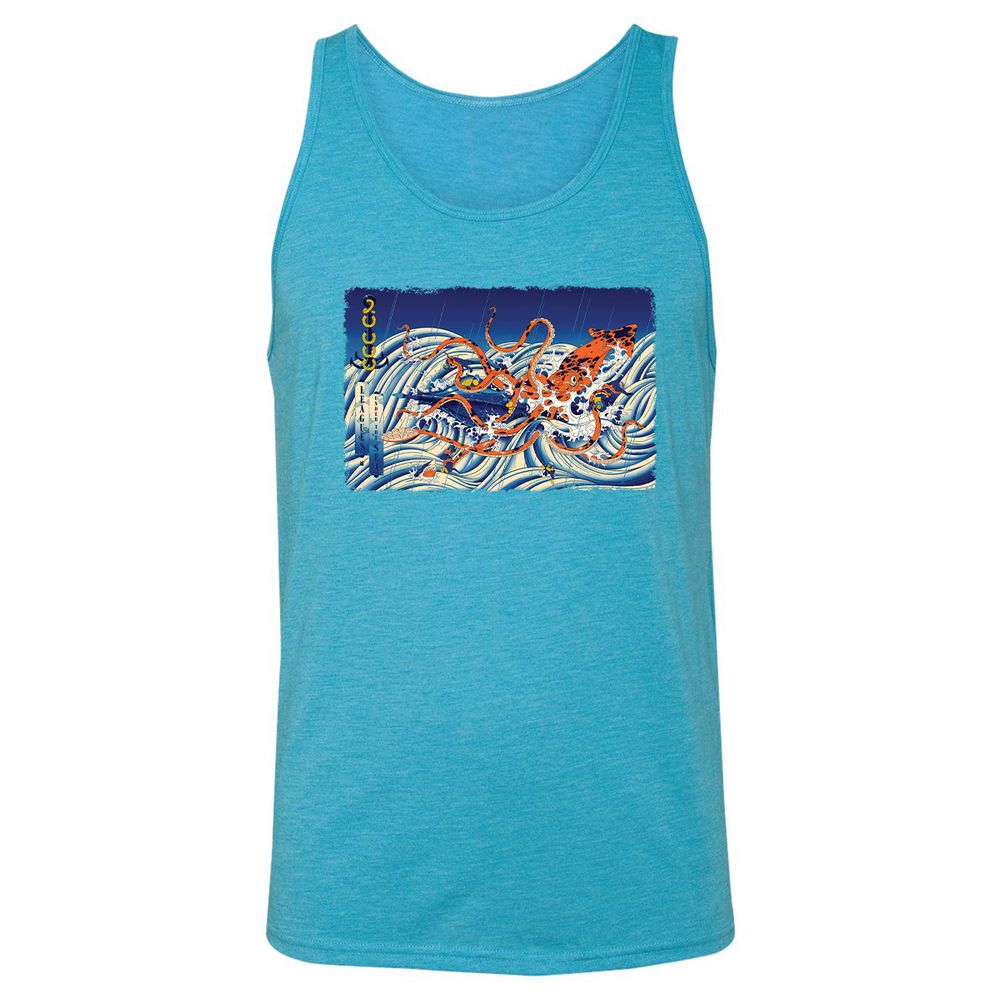 Unisex Jersey Tank - XF236TL3 - Aqua Triblend - 3