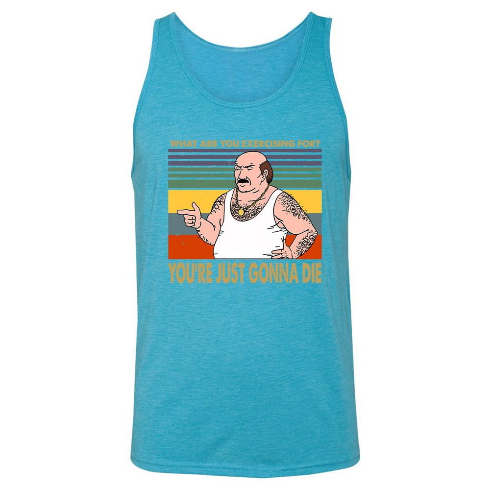 Unisex Jersey Tank - 2JC978D1 - Aqua Triblend - 3