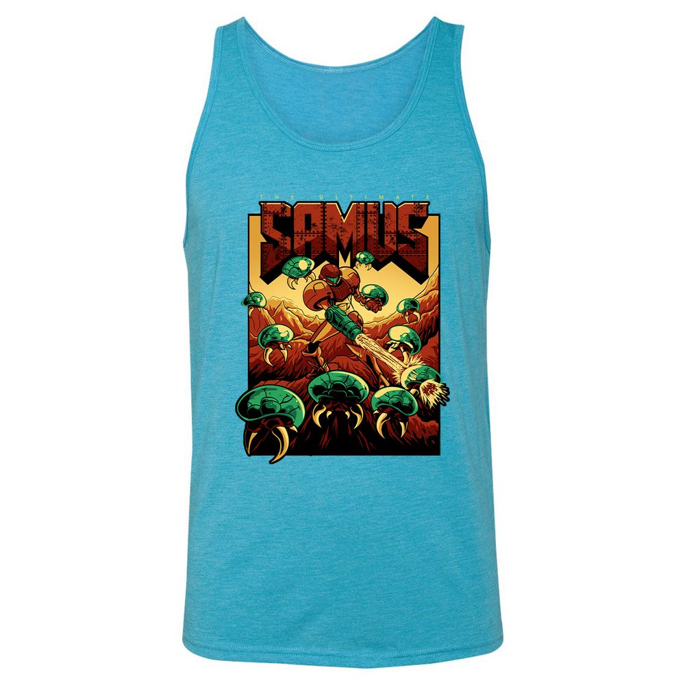 Unisex Jersey Tank - G3VQ3B8P - Aqua Triblend - 3