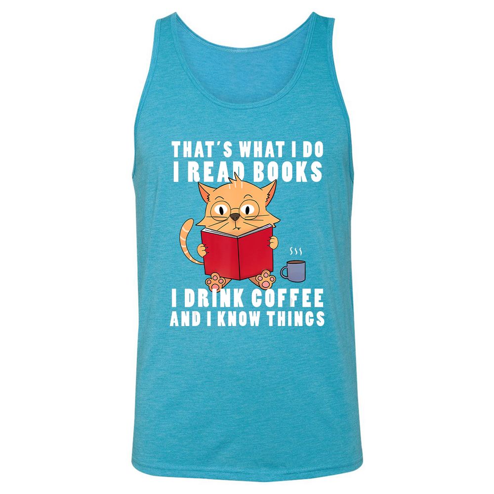 Unisex Jersey Tank - FNTNAHLV - Aqua Triblend - 3