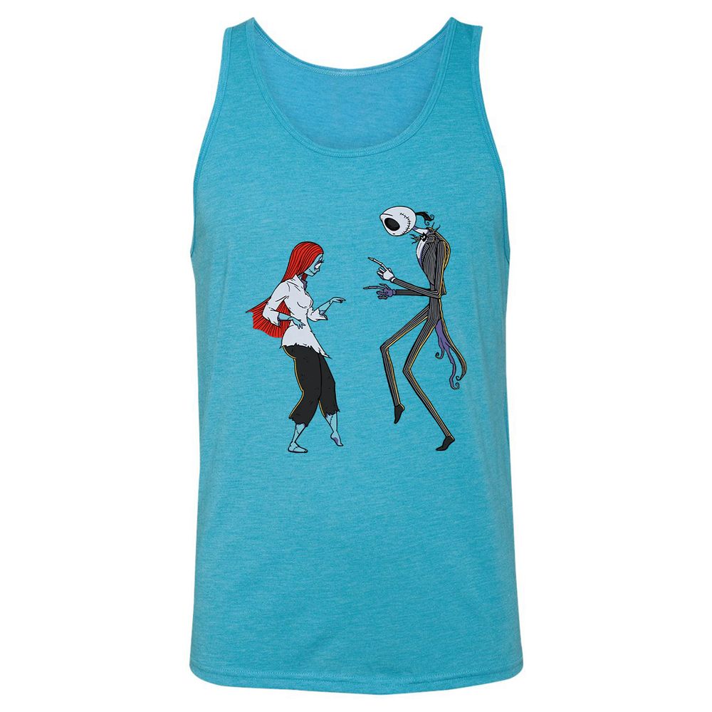 Unisex Jersey Tank - Y8VZA1P2 - Aqua Triblend - 3