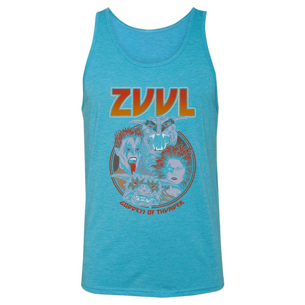 Unisex Jersey Tank - YPFSRSAK - Aqua Triblend - 3
