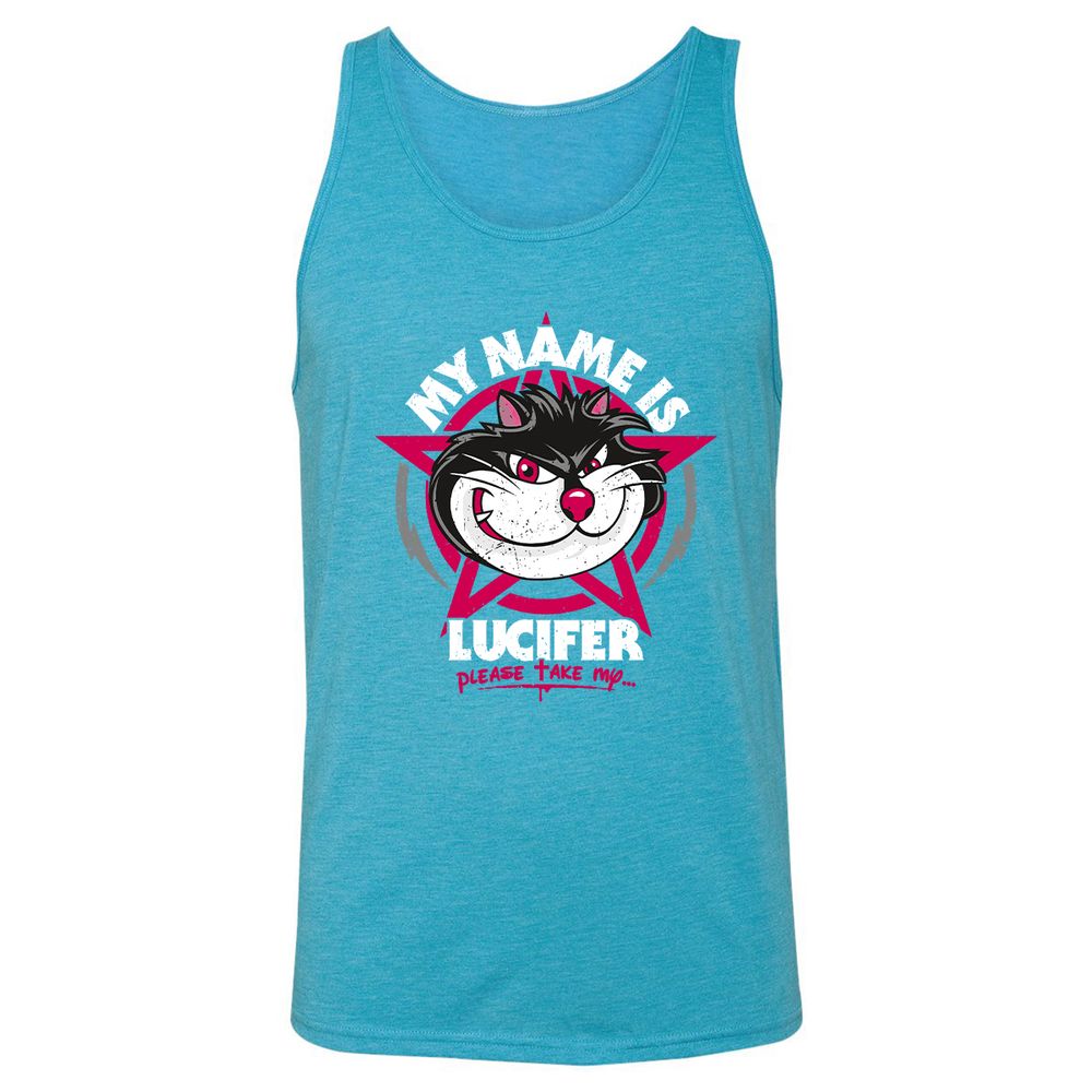 Unisex Jersey Tank - 6UDJFJZM - Aqua Triblend - 3