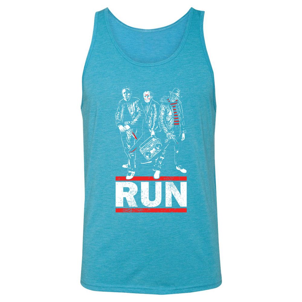 Unisex Jersey Tank - 63KPBDR2 - Aqua Triblend - 3