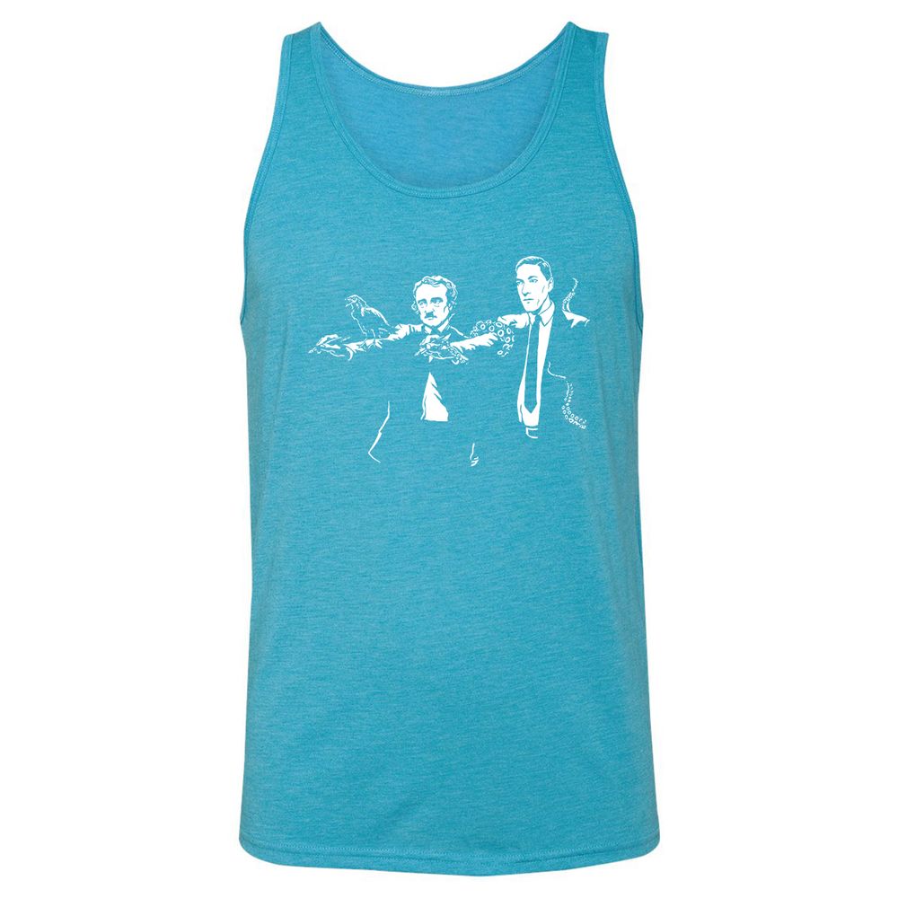 Unisex Jersey Tank - QRN3FT51 - Aqua Triblend - 3