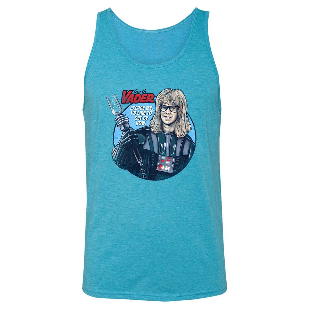 Unisex Jersey Tank - YJU8MVRX - Aqua Triblend - 3