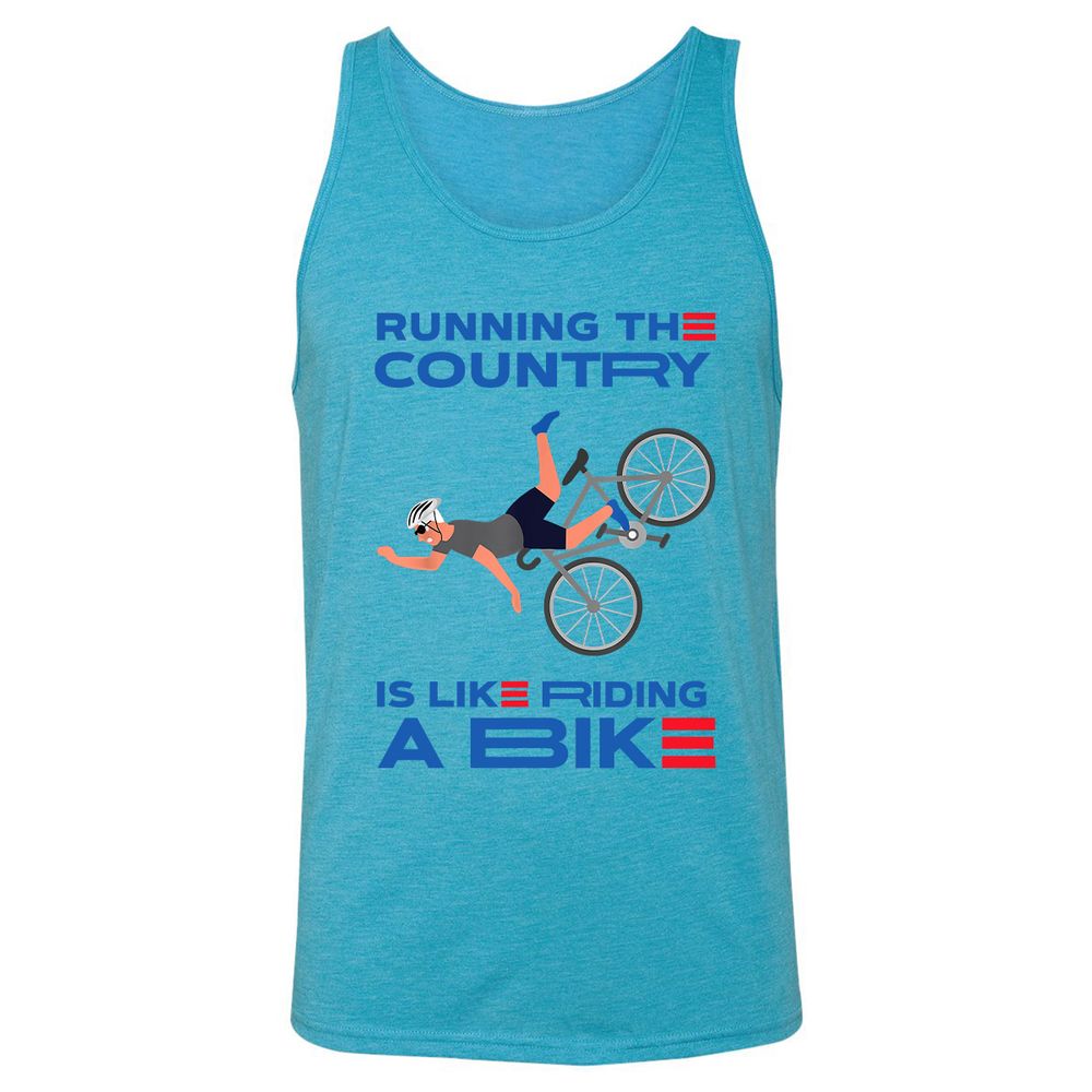 Unisex Jersey Tank - WSEV4R19 - Aqua Triblend - 3
