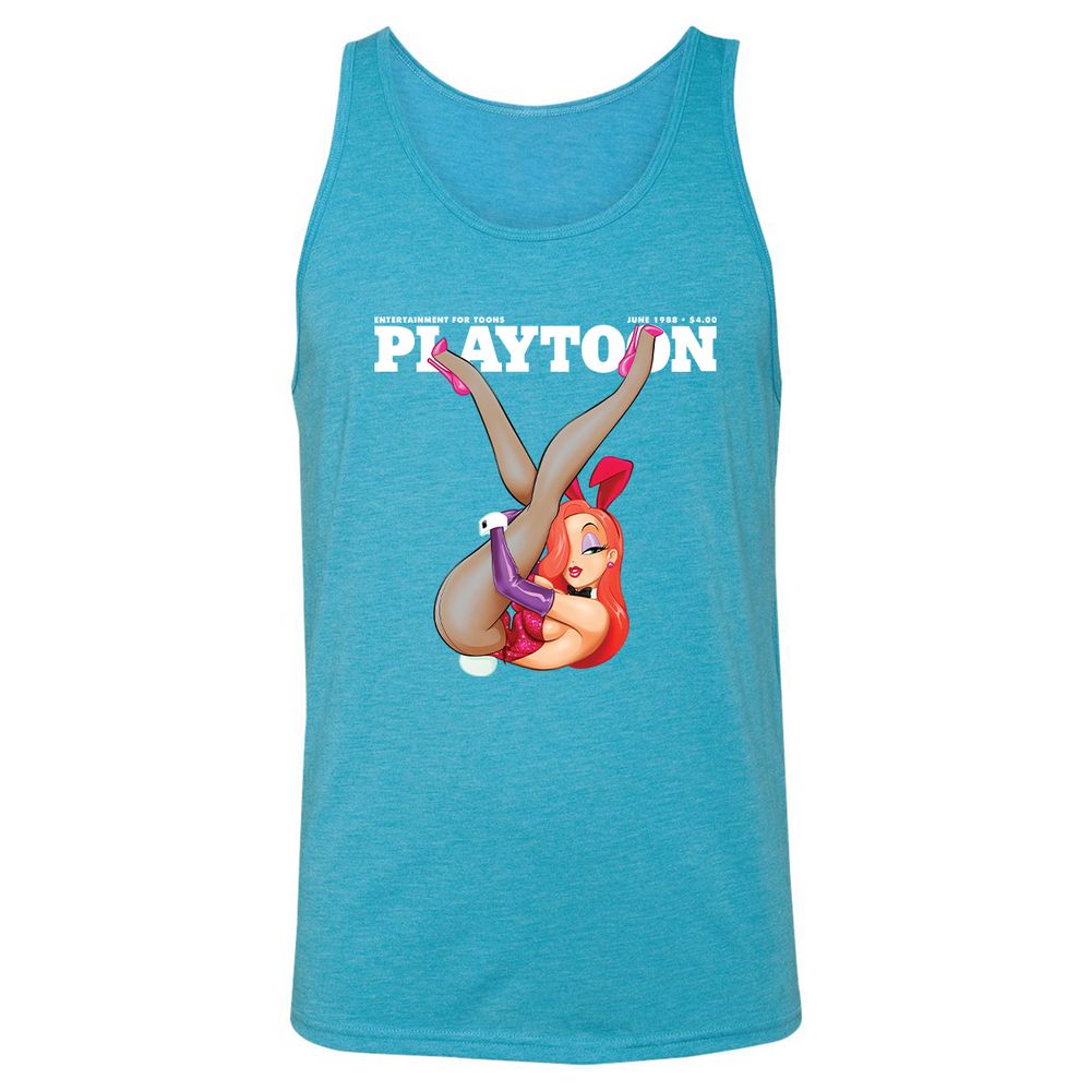 Unisex Jersey Tank - XXNF9W6J - Aqua Triblend - 3