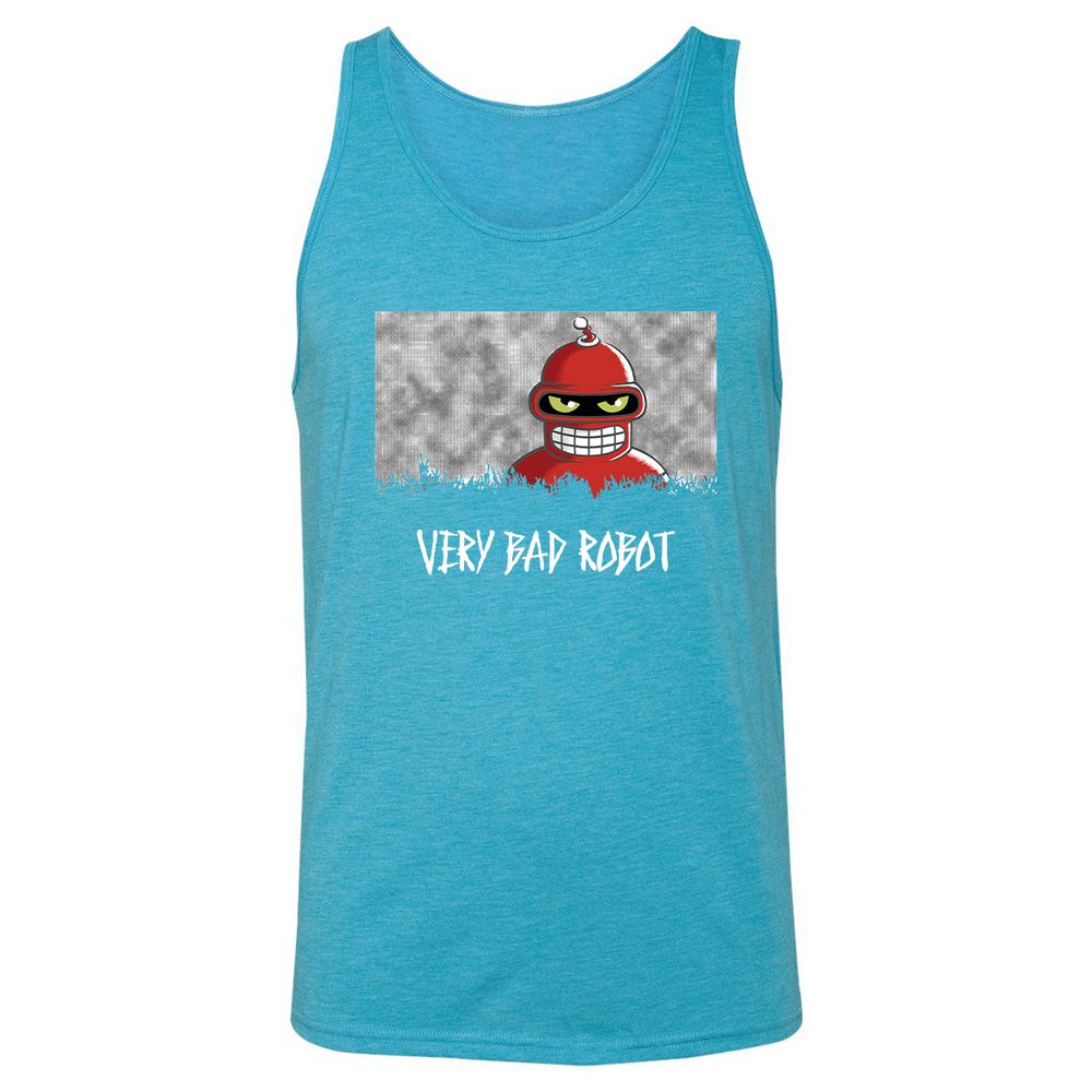 Unisex Jersey Tank - 9Q72DY9G - Aqua Triblend - 3