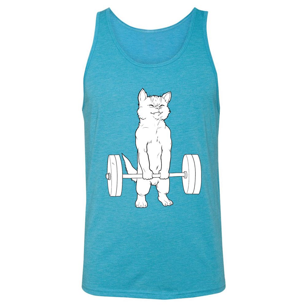 Unisex Jersey Tank - P89NJPNG - Aqua Triblend - 3
