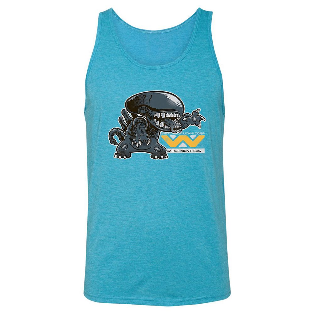 Unisex Jersey Tank - BY46CTFM - Aqua Triblend - 3