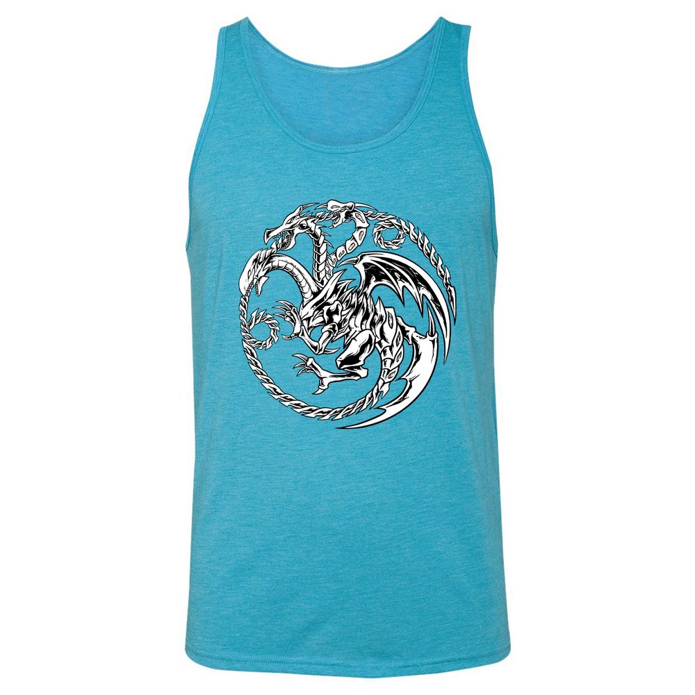 Unisex Jersey Tank - 8FLVVTQN - Aqua Triblend - 3
